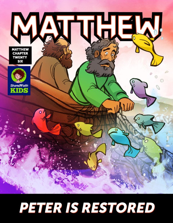 John 21 Peter Is Restored Digital Comic