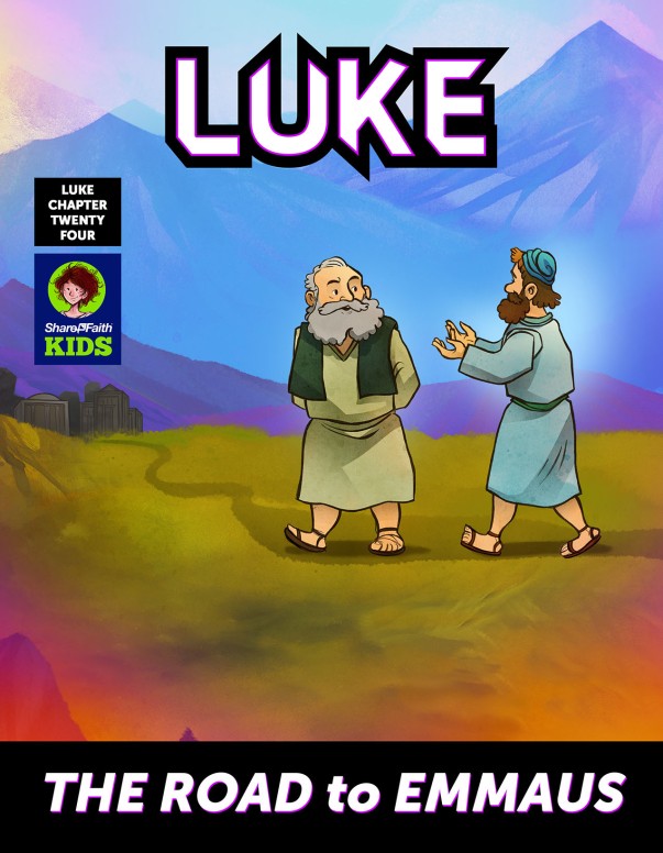 Luke 24 Road to Emmaus Digital Comic
