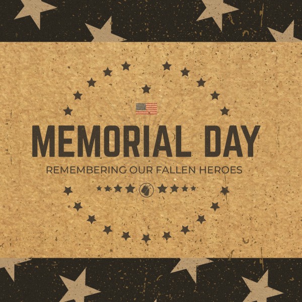 Memorial Day Cork Social Media Graphic