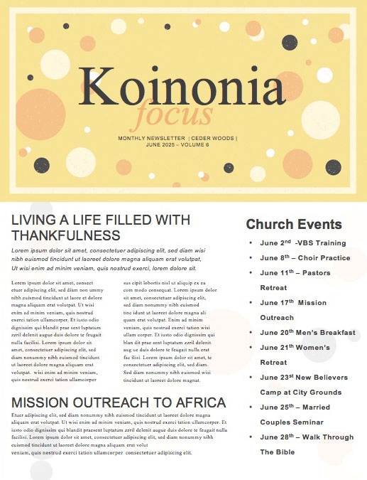 Dad Jokes Father's Day Church Newsletter