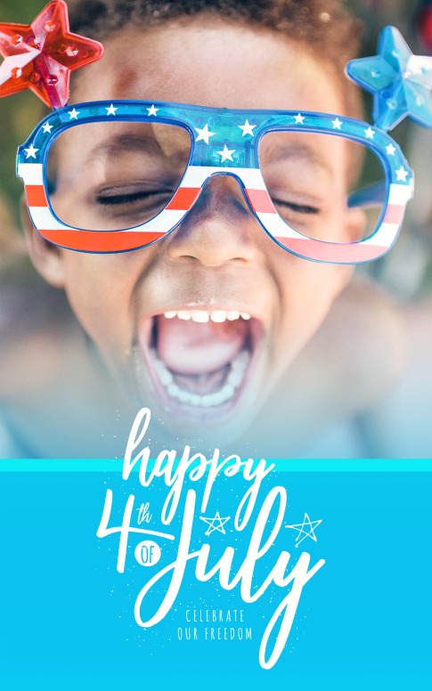 Celebrate Freedom 4th of July Bifold Bulletin