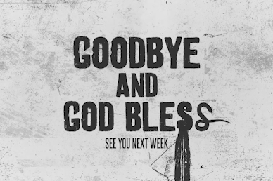 Bad Ideas Goodbye Church Motion Graphic