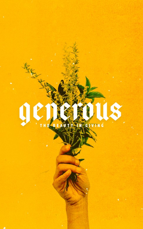 Generous Flowers Bifold Bulletin