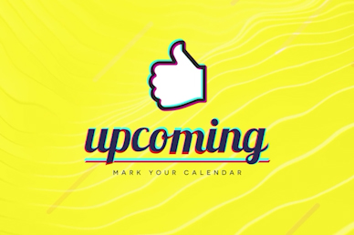 Influencer Yellow Upcoming Church Video