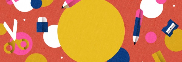 School Supply Drive Pencil Church Website Banner