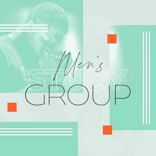 Men's Study Group Green Social Media Graphic