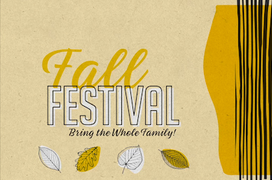 Fall Festival Leaves Church Title Video