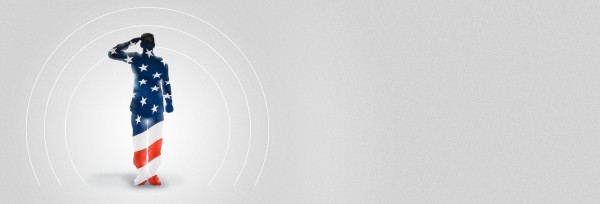 Veteran's Day Soldier Church Website Banner