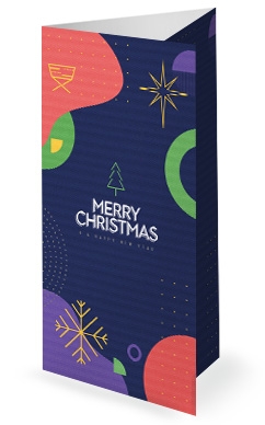 Christmas Eve Online Church Trifold Bulletin