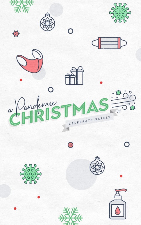 Pandemic Christmas Church Bifold Bulletin