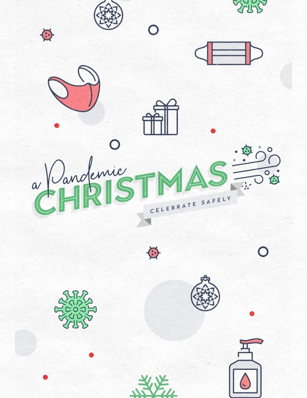 Pandemic Christmas Church Flyer