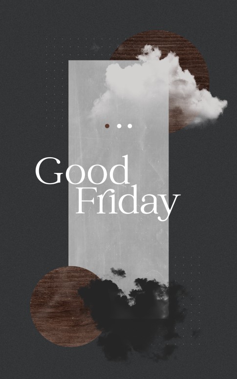 Good Friday Cloud Church Bifold Bulletin