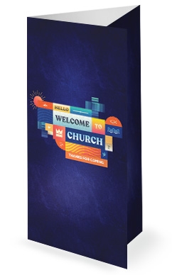 King Is Coming Church Trifold Bulletin