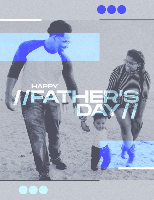 Father's Day Best Dad Church Flyer