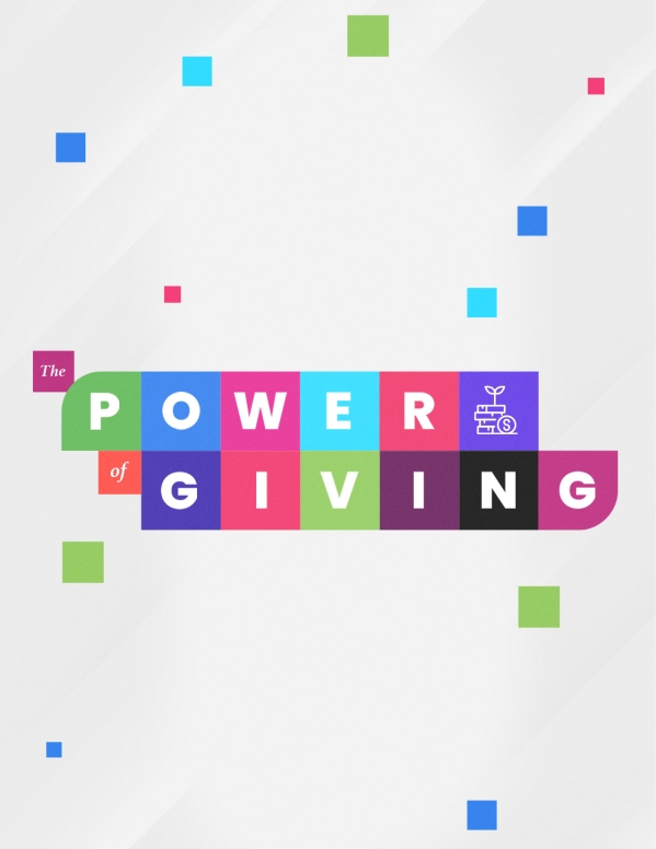 Power Of Giving Church Flyer