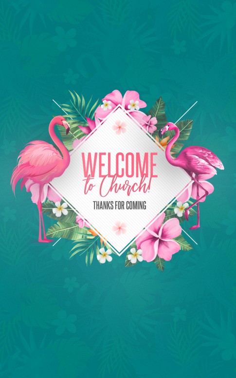 Flamingle Women's Group Church Bifold Bulletin