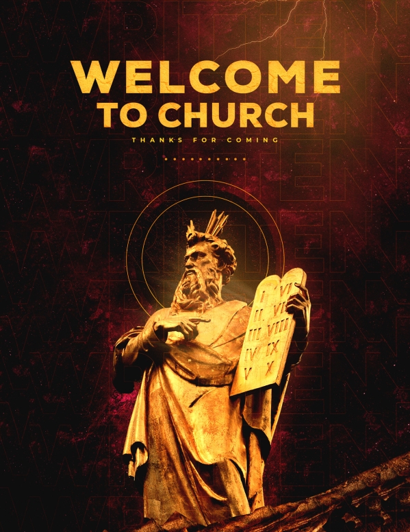 Written In Stone Church Flyer