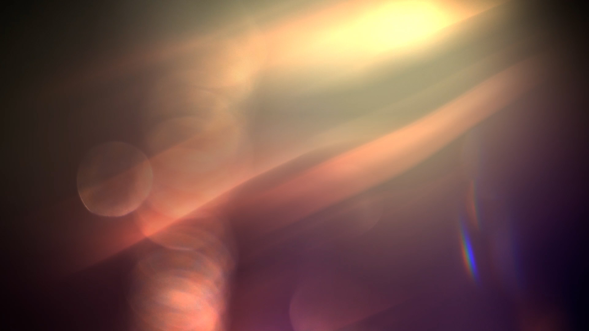 Bright Yellow Light Flare Church Motion