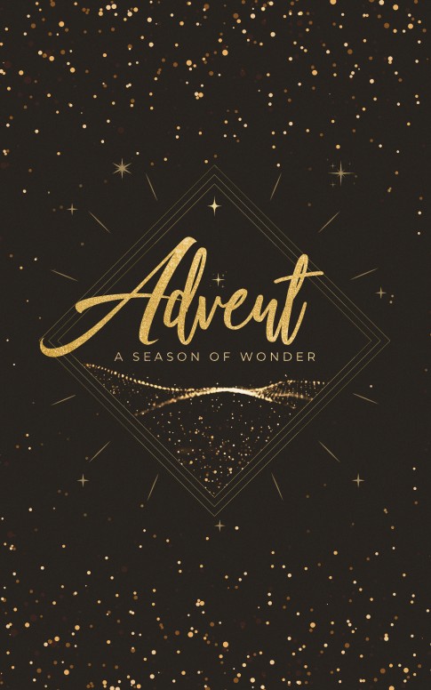 Advent Gold Church Bifold Bulletin