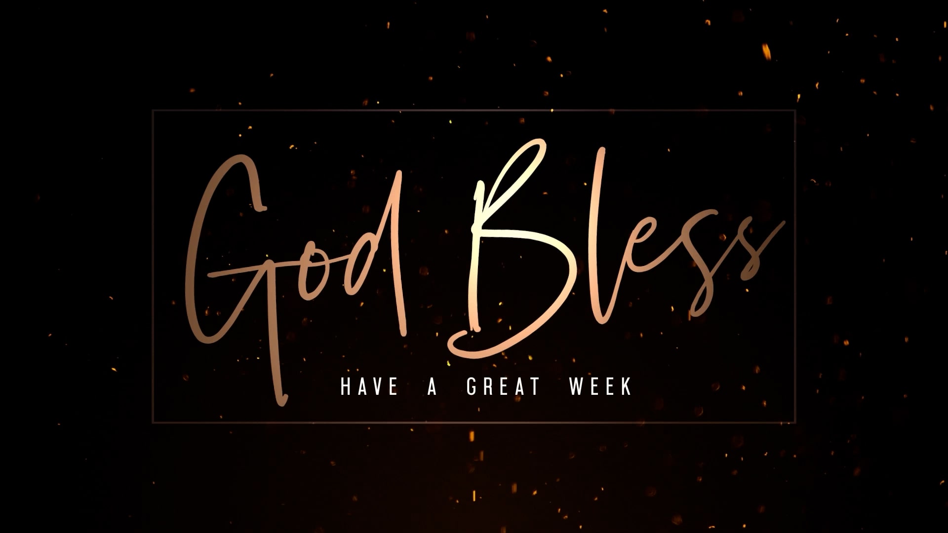God Bless Ember Church Motion Graphic