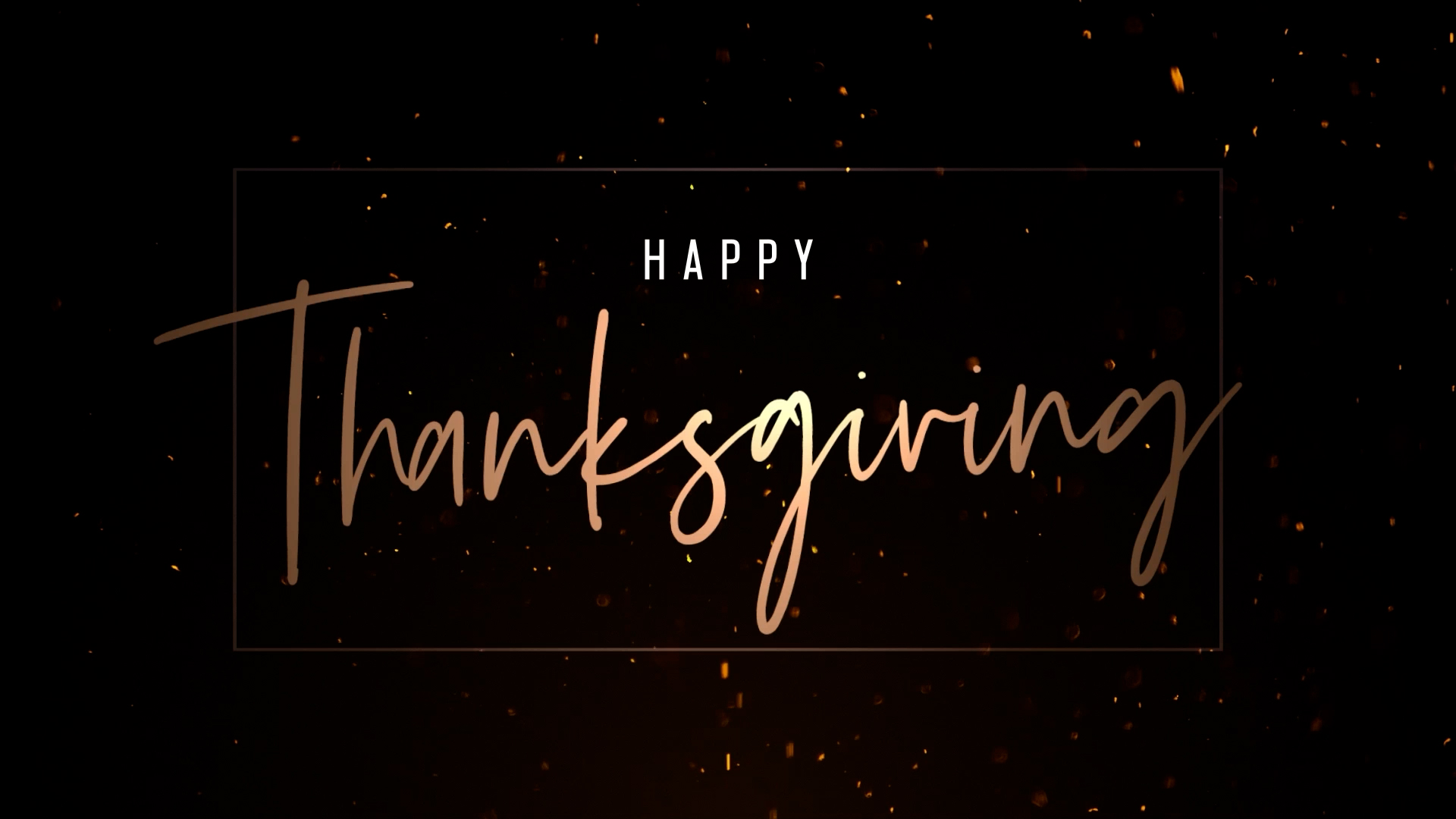 Happy Thanksgiving Ember Church Motion Graphic