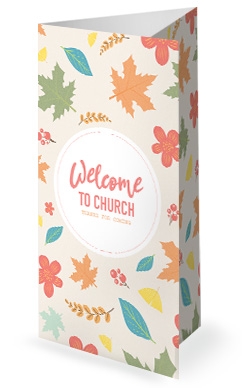 Thanksgiving Blessings Church Trifold Bulletin