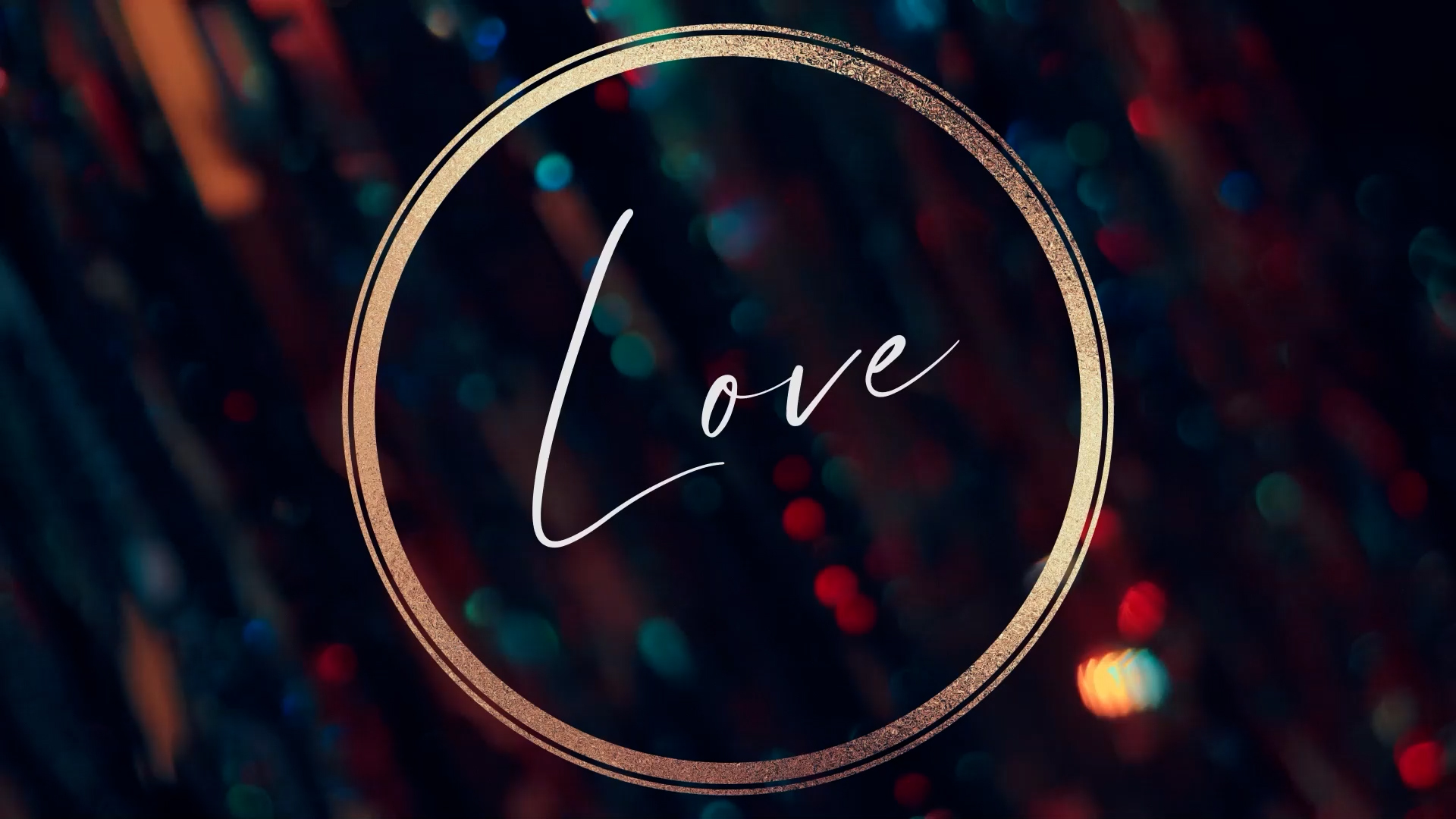 Holiday Christmas Bokeh Graphics Love