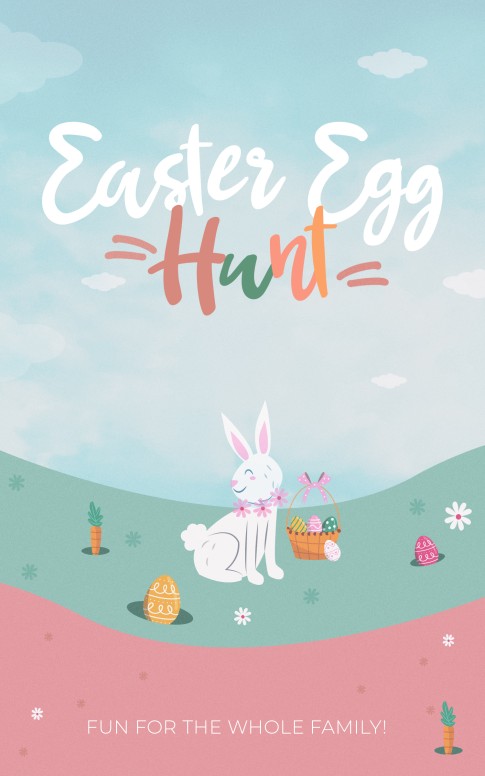 Bulletin Cover Easter Egg Hunt 2022