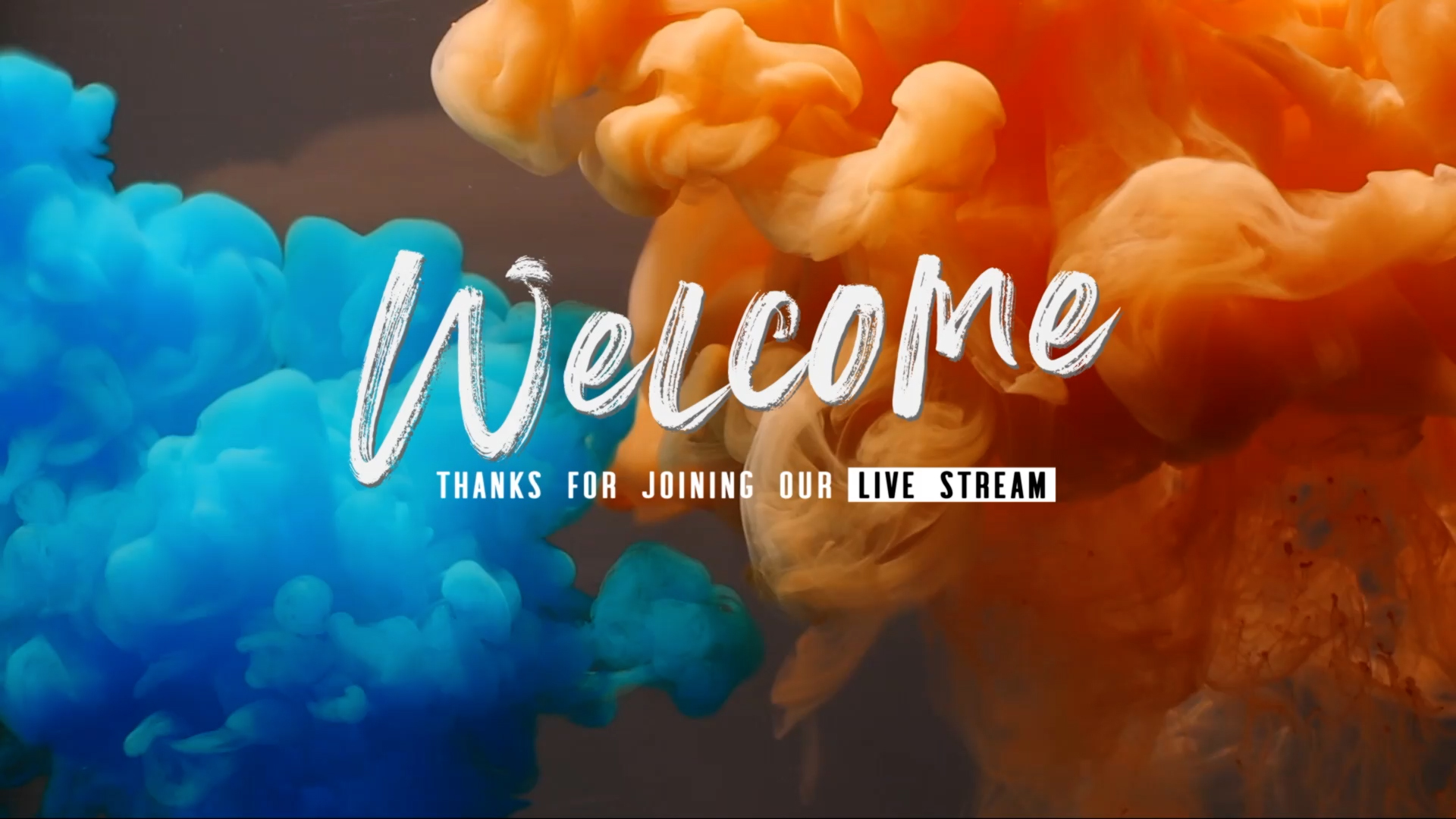 Color Splash Stream Welcome