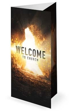 Trifold Bulletin Glorious Day Easter Church Graphics 2