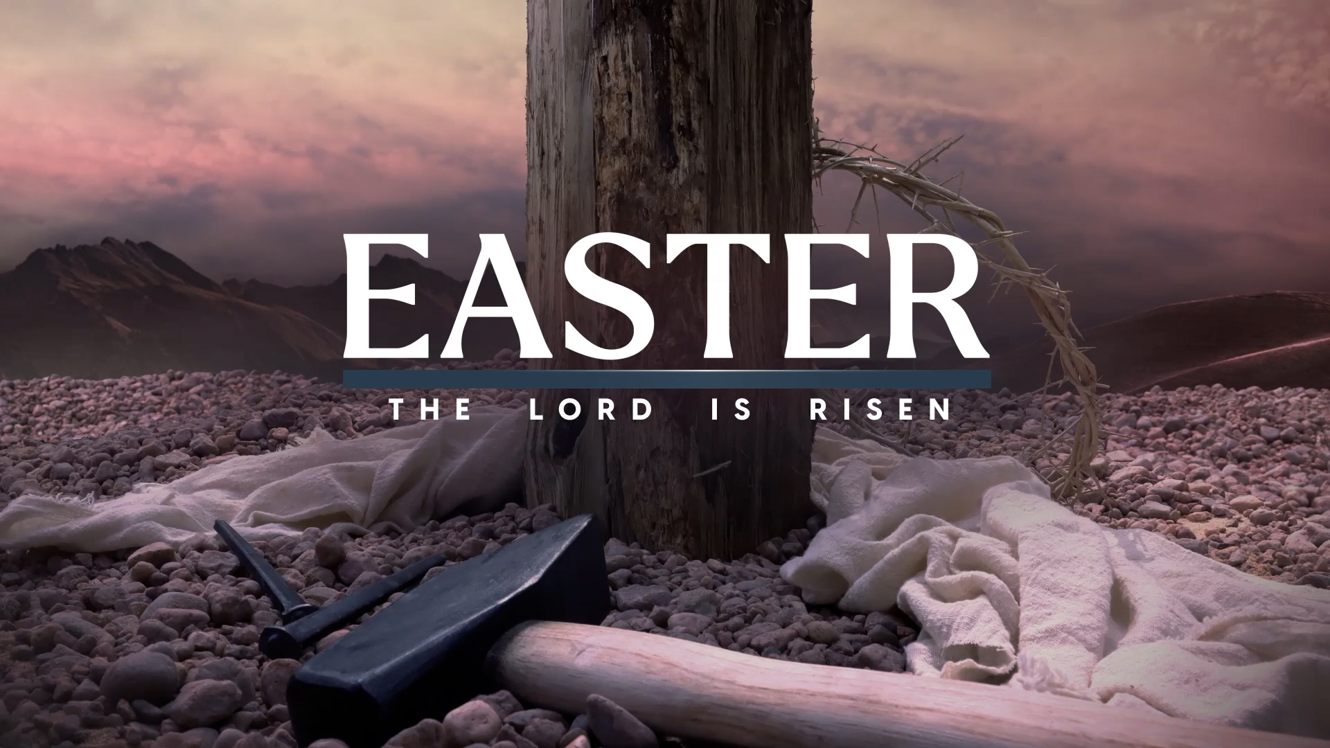 Easter Calvary Church Motion Graphics Easter