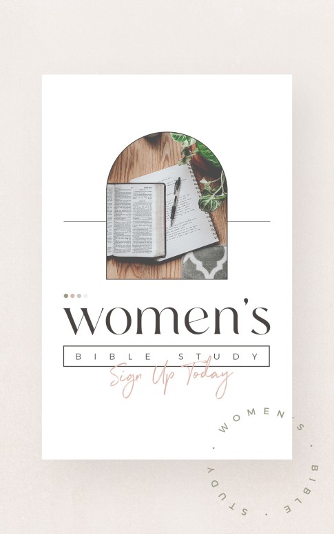 Women's Group Pre Service Spring Bulletin Cover