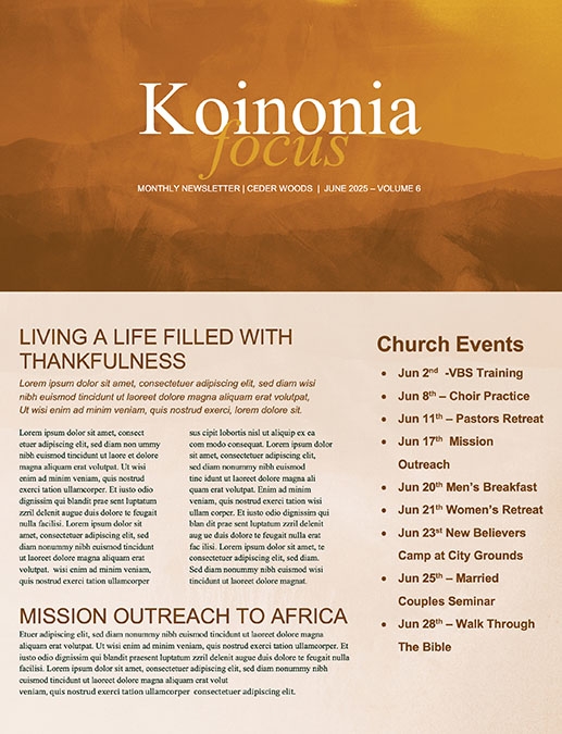 Father's Day 2022 Church Newsletter