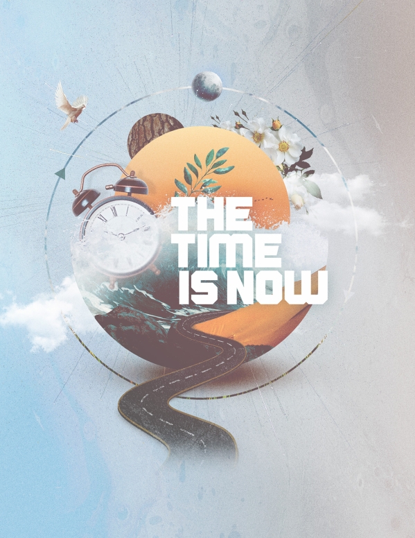 The Time is Now Church Flyer