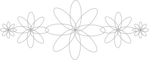Flower Petals Geometric Design