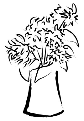 Mums in a Vase