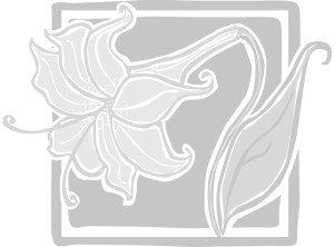 Grayscale Easter Lily in Frame