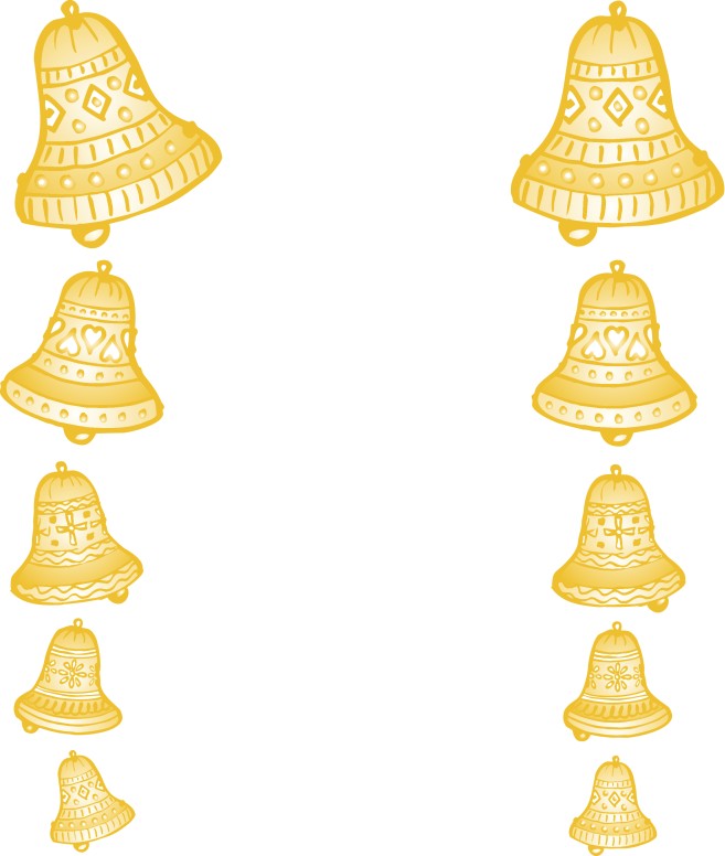 Strings of Golden Wedding Bells