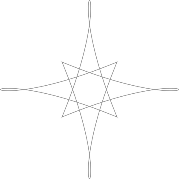 Geometric Star Outline