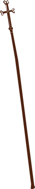 Budded Processional Cross