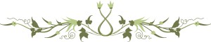 Symmetrical Floral Ornament Page Divider