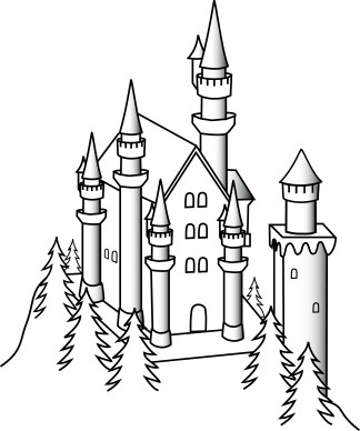 Castle in Forest