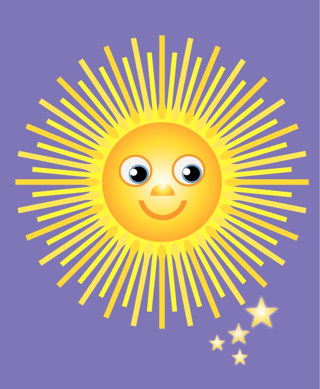 smiling sun