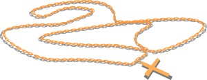 Gold Cross on Chain