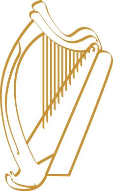 Harp Line Art