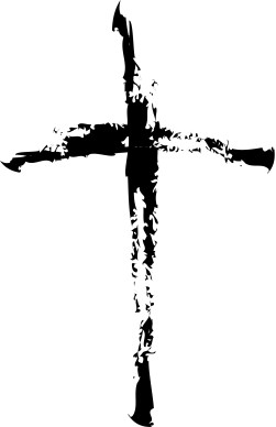 Distorted Black Cross