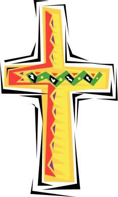 Festive Cross Clipart