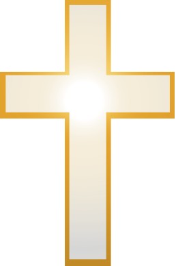 Cross Clipart with Radiant Light