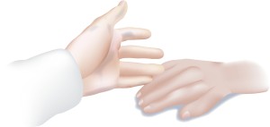 Reaching Hands