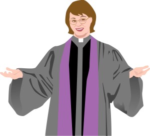 Preacher with Open Arms